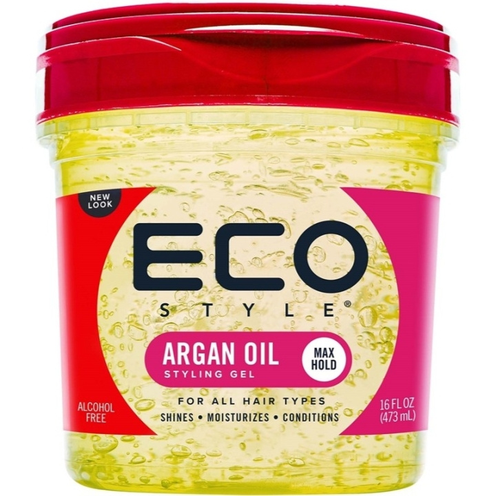 Eco Style Moroccan Argan Oil Styling Gel 473ml ryhmässä KAUNEUS JA TERVEYS / Hiukset &Stailaus / Hiusten stailaus / Muotoiluvaahto @ TP E-commerce Nordic AB (D18251)