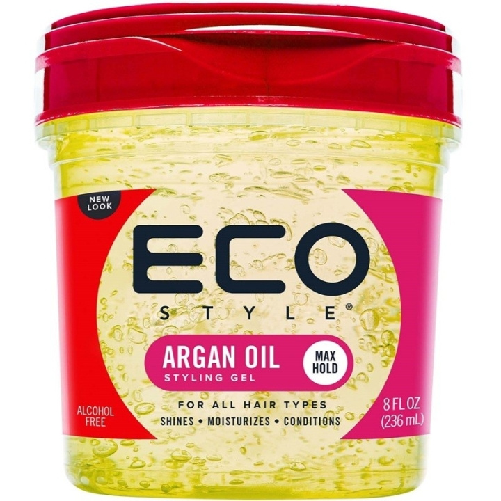 Eco Style Moroccan Argan Oil Styling Gel 236ml ryhmässä KAUNEUS JA TERVEYS / Hiukset &Stailaus / Hiusten stailaus / Muotoiluvaahto @ TP E-commerce Nordic AB (D18253)
