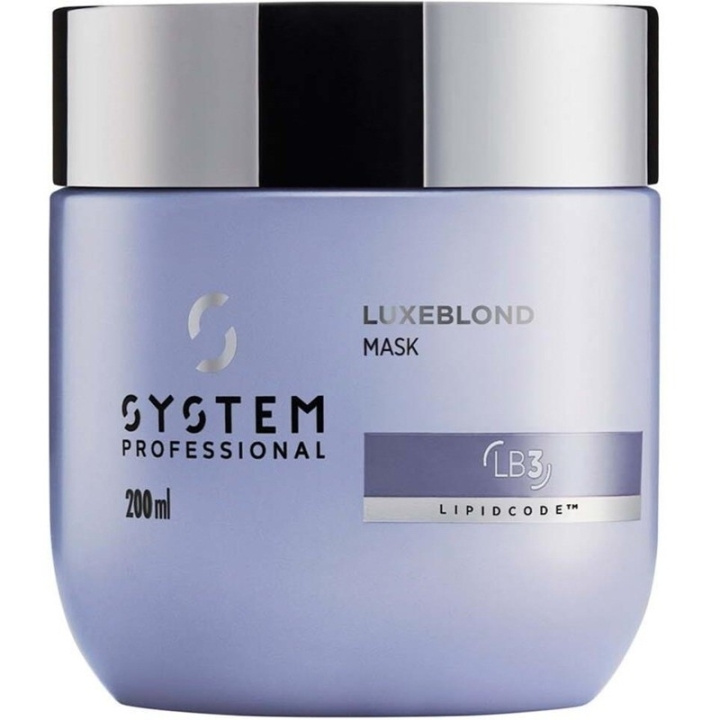 System Professional LuxeBlond Mask 200ml ryhmässä KAUNEUS JA TERVEYS / Hiukset &Stailaus / Hiustenhoito / Hiusnaamio @ TP E-commerce Nordic AB (D18284)