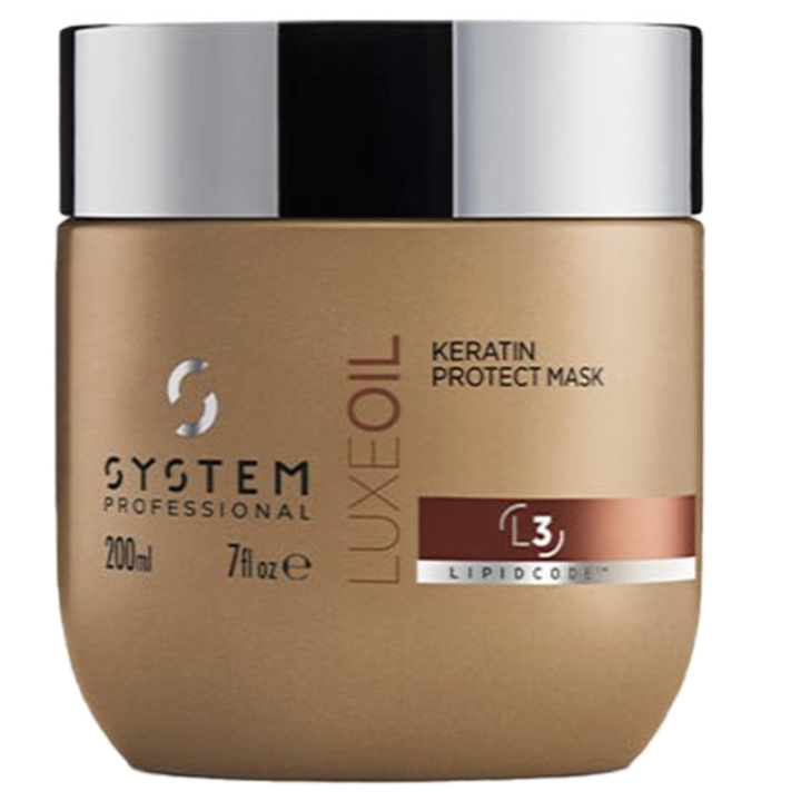 System Professional LuxeOil Keratin Protect Mask 200ml ryhmässä KAUNEUS JA TERVEYS / Hiukset &Stailaus / Hiustenhoito / Hiusnaamio @ TP E-commerce Nordic AB (D18289)