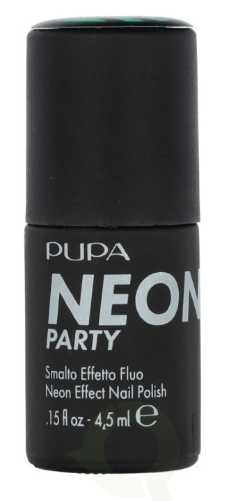 Pupa Milano Pupa Neon Party Nail Polish 4.5 ml #200 Porto Cervo Emerald ryhmässä KAUNEUS JA TERVEYS / Manikyyri/Pedikyyri / Kynsilakka @ TP E-commerce Nordic AB (D18332)