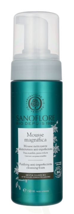 Sanoflore Mousse Magnifica Foam 150 ml ryhmässä KAUNEUS JA TERVEYS / Ihonhoito / Kasvot / Puhdistus @ TP E-commerce Nordic AB (D18338)