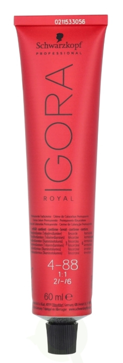 Schwarzkopf Igora Royal Permanent Color Creme 60 ml 4-88 ryhmässä KAUNEUS JA TERVEYS / Hiukset &Stailaus / Hiustenhoito / Hiusväri / Hiusväri & Väripommi @ TP E-commerce Nordic AB (D18380)
