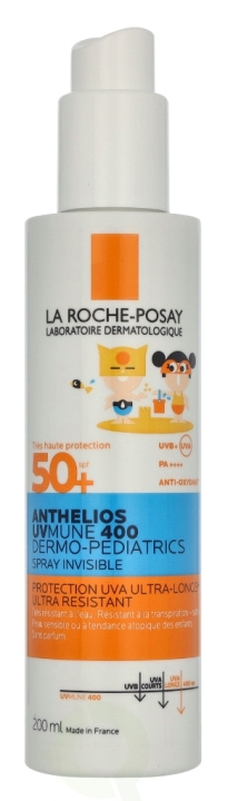 La Roche LRP Anthelios Dermo-Pediatrics Invisible Spray SPF50+ 200 ml ryhmässä KAUNEUS JA TERVEYS / Ihonhoito / Rusketus / Aurinkosuoja @ TP E-commerce Nordic AB (D18405)