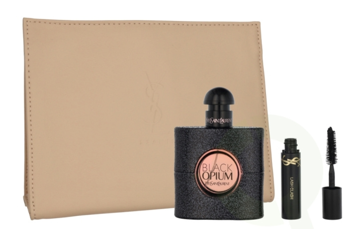 Yves Saint Laurent YSL Black Opium Giftset 52 ml Edp Spray 50ml/#01 Mini Lash Clash 2ml/Pouch ryhmässä KAUNEUS JA TERVEYS / Lahjapakkaukset / Naisten lahjapakkaukset @ TP E-commerce Nordic AB (D18412)