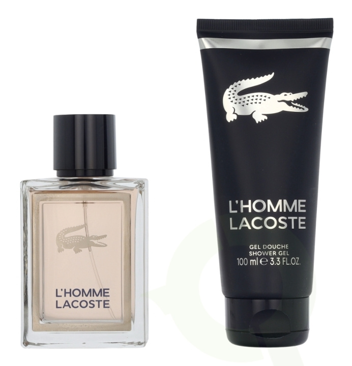 Lacoste L\'Homme Giftset 150 ml Edt Spray 50ml/Shower Gel 100ml ryhmässä KAUNEUS JA TERVEYS / Tuoksut & Parfyymit / Parfyymit / Miesten Tuoksut @ TP E-commerce Nordic AB (D18415)