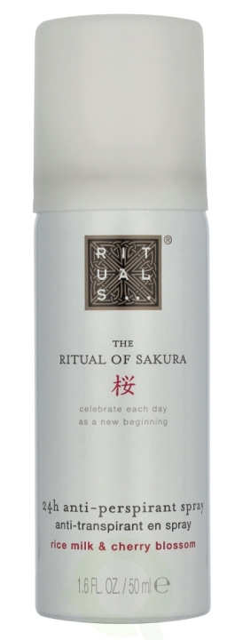 Rituals Sakura 24H Anti-Perspirant Spray 50 ml Rice Milk & Cherry Blossom ryhmässä KAUNEUS JA TERVEYS / Tuoksut & Parfyymit / Deodorantit / Naisten deodorantit @ TP E-commerce Nordic AB (D18416)
