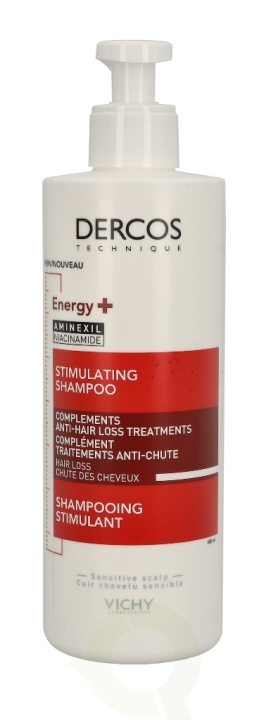 Vichy Dercos Energising Shampoo With Aminexil 400 ml ryhmässä KAUNEUS JA TERVEYS / Hiukset &Stailaus / Hiustenhoito / Shampoo @ TP E-commerce Nordic AB (D18425)