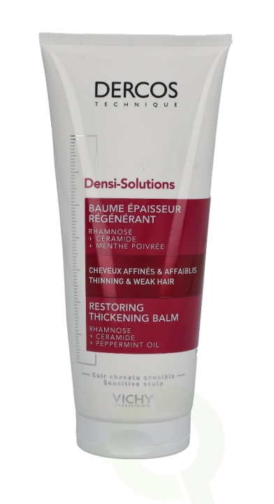 Vichy Dercos Densi-Solutions Restoring Thickening Balm 200 ml Sensitive Scalp ryhmässä KAUNEUS JA TERVEYS / Hiukset &Stailaus / Hiustenhoito / Hiusnaamio @ TP E-commerce Nordic AB (D18447)