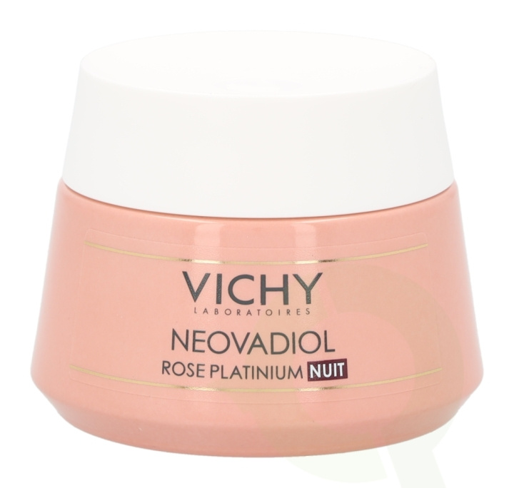 Vichy Neovadiol Rose Platinium Night Cream 50 ml Calcium + Vegetal Sugars Natural And Dull Skin ryhmässä KAUNEUS JA TERVEYS / Ihonhoito / Kasvot / Yövoide @ TP E-commerce Nordic AB (D18449)