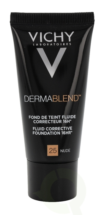 Vichy Dermablend Corrective Foundation 16HR SPF28 30 ml #25 Nude - All Skin Types ryhmässä KAUNEUS JA TERVEYS / Meikit / Meikit Kasvot / Meikkivoide @ TP E-commerce Nordic AB (D18452)