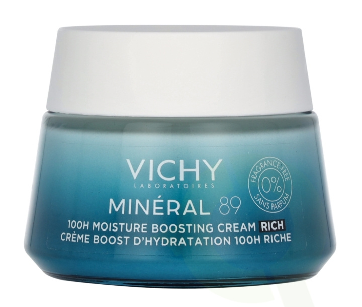 Vichy Mineral 89 100H Moisture Boosting Cream - Rich 50 ml ryhmässä KAUNEUS JA TERVEYS / Ihonhoito / Kasvot / Päivävoide @ TP E-commerce Nordic AB (D18457)