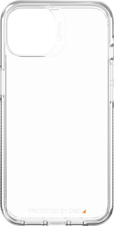 GEAR4 D3O Crystal Palace -suojakuori, Apple iPhone 14, läpinäkyvä ryhmässä ÄLYPUHELIMET JA TABLETIT / Puhelimen suojakotelo / Apple / iPhone 14 @ TP E-commerce Nordic AB (D18471)