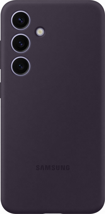 Samsung Galaxy S24 Silicone Case -suojakotelo, tummanvioletti ryhmässä ÄLYPUHELIMET JA TABLETIT / Puhelimen suojakotelo / Samsung @ TP E-commerce Nordic AB (D18494)