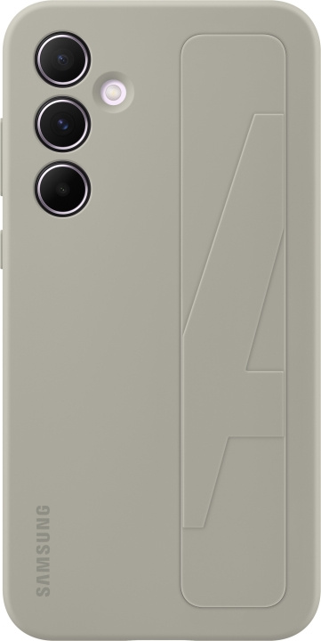 Samsung Galaxy A55 Standing Grip Case -suojakotelo, harmaa ryhmässä ÄLYPUHELIMET JA TABLETIT / Puhelimen suojakotelo / Samsung @ TP E-commerce Nordic AB (D18535)