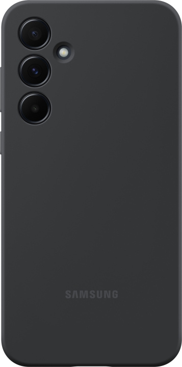 Samsung Galaxy A55 Silicone Case -suojakuori, musta ryhmässä ÄLYPUHELIMET JA TABLETIT / Puhelimen suojakotelo / Samsung @ TP E-commerce Nordic AB (D18536)