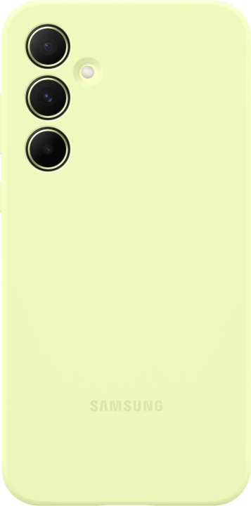 Samsung Galaxy A55 Silicone Case -suojakuori, limenvihreä ryhmässä ÄLYPUHELIMET JA TABLETIT / Puhelimen suojakotelo / Samsung @ TP E-commerce Nordic AB (D18538)