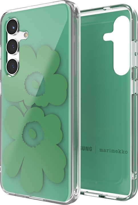 Samsung x Marimekko Dual Layer Case -suojakuori, Samsung Galaxy S24, vihreä ryhmässä ÄLYPUHELIMET JA TABLETIT / Puhelimen suojakotelo / Samsung @ TP E-commerce Nordic AB (D18545)