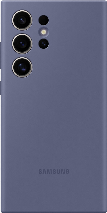 Samsung Galaxy S24 Ultra Silicone Case -suojakotelo, violetti ryhmässä ÄLYPUHELIMET JA TABLETIT / Puhelimen suojakotelo / Samsung @ TP E-commerce Nordic AB (D18560)