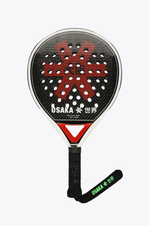 Osaka Padel Pro Tour Precision - pehmeä valkoinen/oksypunainen ryhmässä URHEILU, VAPAA-AIKA JA HARRASTUS / Urheiluvälineet / Padel-mailat @ TP E-commerce Nordic AB (D18575)