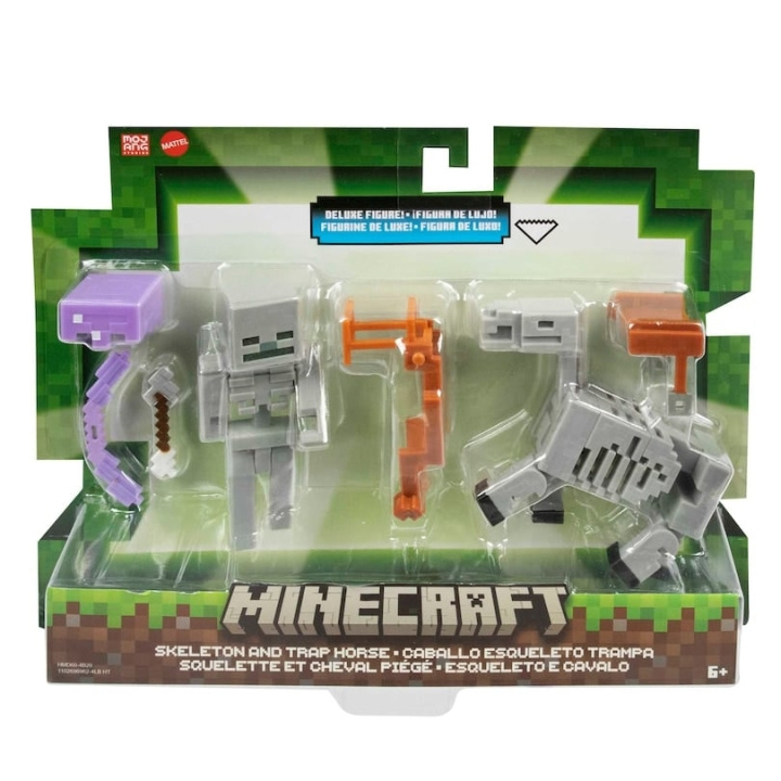 MINECRAFT Luuranko ja loukkuhevonen (GTT53) ryhmässä LELUT, TUOTTEET LAPSILLE JA VAUVOILLE / Leikkikalut, Askartelu &Pelit / Figuurit, miniatyyrit ja tarvikkeet @ TP E-commerce Nordic AB (D18585)