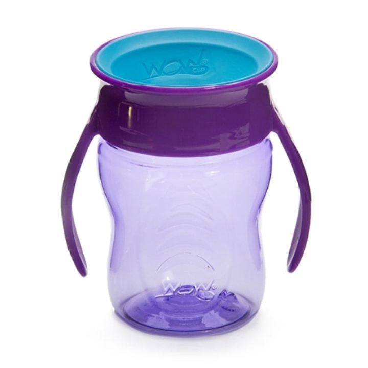 Wow Gear Kuppi Baby - violetti Tritan (WOW133) ryhmässä LELUT, TUOTTEET LAPSILLE JA VAUVOILLE / Syö ja juo / Tuttipullot & Tarvikkeet @ TP E-commerce Nordic AB (D18609)
