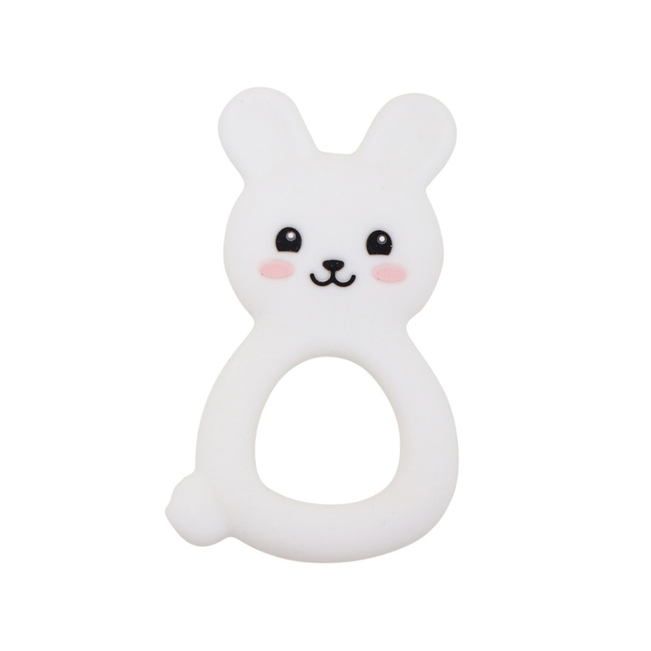 Jellystone Designs - Pupun purukumi - valkoinen (JSD0381) ryhmässä LELUT, TUOTTEET LAPSILLE JA VAUVOILLE / Vauvatuotteet / Tutit & Hammasrenkaat @ TP E-commerce Nordic AB (D18618)