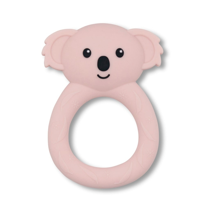 Jellystone Designs Koala Teether - vaaleanpunainen suola (JSD0867) ryhmässä LELUT, TUOTTEET LAPSILLE JA VAUVOILLE / Vauvatuotteet / Tutit & Hammasrenkaat @ TP E-commerce Nordic AB (D18624)