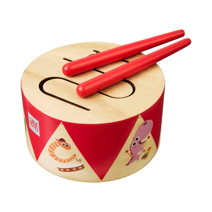 KREA DR - Børste Drum (6-24302) ryhmässä LELUT, TUOTTEET LAPSILLE JA VAUVOILLE / Musiikki, Laulu & Kuva / Soittimet @ TP E-commerce Nordic AB (D18687)