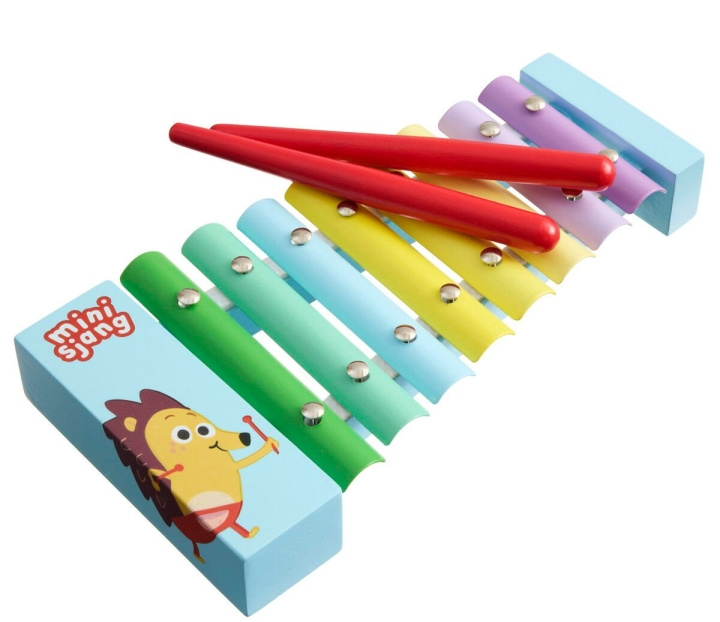 KREA DR - Børste Xylophone (6-24305) ryhmässä LELUT, TUOTTEET LAPSILLE JA VAUVOILLE / Musiikki, Laulu & Kuva / Soittimet @ TP E-commerce Nordic AB (D18715)