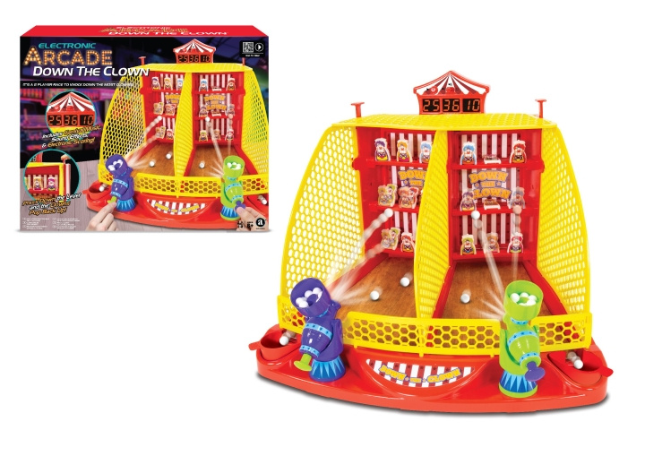 Merchandt Ambassador Elektroninen Arcade - Down the Clown (GA2103) ryhmässä LELUT, TUOTTEET LAPSILLE JA VAUVOILLE / Peli / Pöytäpelit @ TP E-commerce Nordic AB (D18734)