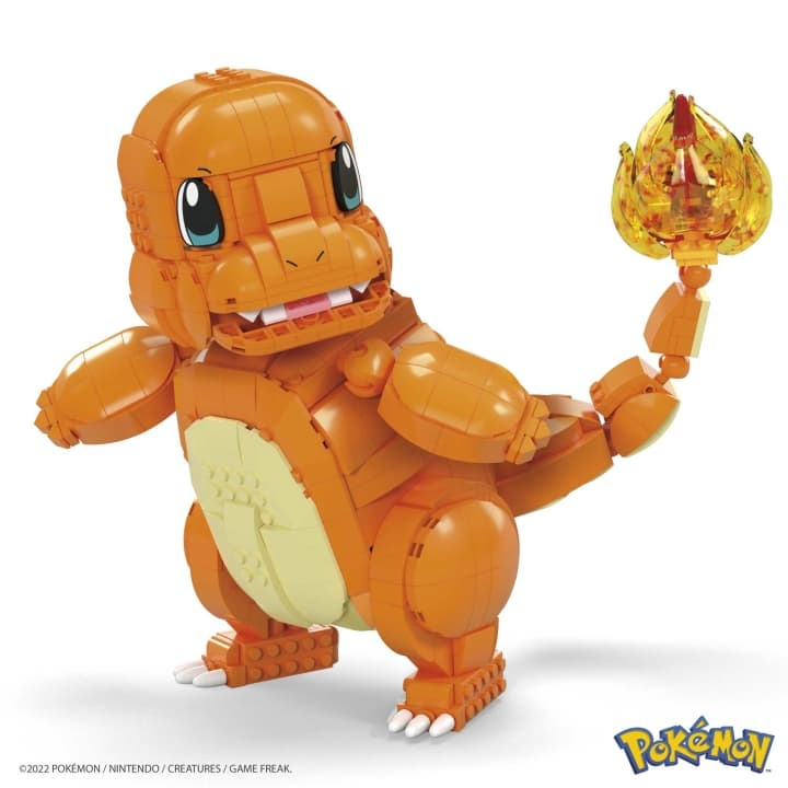 Mega Bloks MEGA - Pokémon Build & Show - Jumbo Charmander (HHL13) ryhmässä LELUT, TUOTTEET LAPSILLE JA VAUVOILLE / Leikkikalut, Askartelu &Pelit / Rakennuslelut / Rakennuspalikat @ TP E-commerce Nordic AB (D18742)