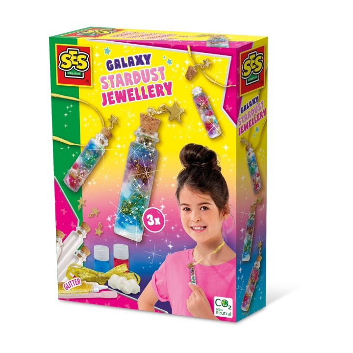 SES Creative Galaxy Stardust korut - (S14772) ryhmässä LELUT, TUOTTEET LAPSILLE JA VAUVOILLE / Leikkikalut, Askartelu &Pelit / Käsityöt @ TP E-commerce Nordic AB (D18752)
