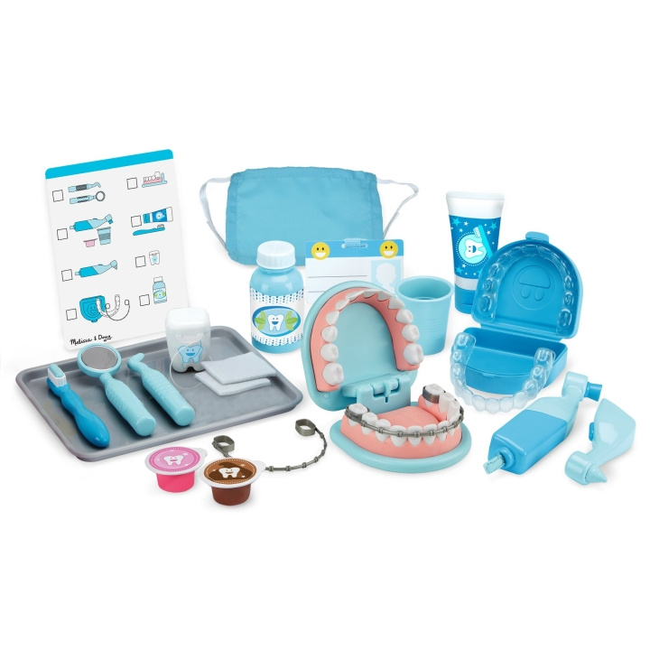 Melissa & Doug Super Smile hammaslääkäri-setti - (8611) ryhmässä LELUT, TUOTTEET LAPSILLE JA VAUVOILLE / Leikkikalut, Askartelu &Pelit / Pieni koti ja roolileikki @ TP E-commerce Nordic AB (D18767)