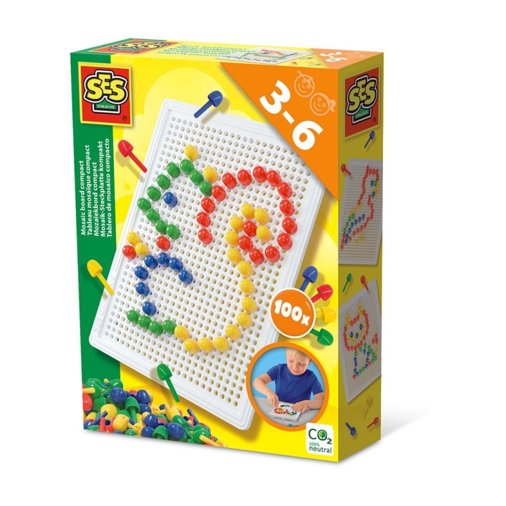 SES Creative Mosaiikkipinta 100 kpl - (S14046) ryhmässä LELUT, TUOTTEET LAPSILLE JA VAUVOILLE / Peli / Lautapelit @ TP E-commerce Nordic AB (D18782)