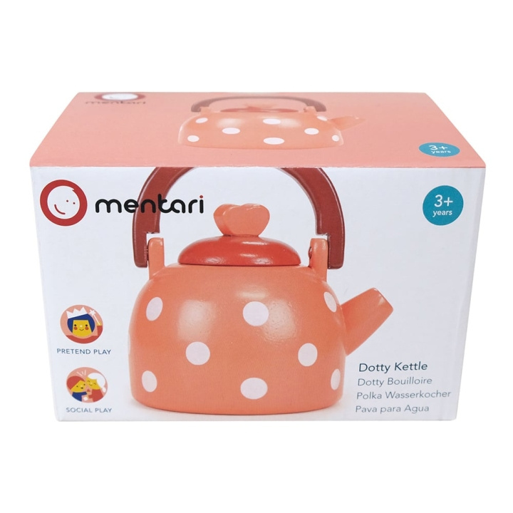 Mentari Dotty Kettle - (MT7533) ryhmässä LELUT, TUOTTEET LAPSILLE JA VAUVOILLE / Leikkikalut, Askartelu &Pelit / Pieni koti ja roolileikki @ TP E-commerce Nordic AB (D18784)