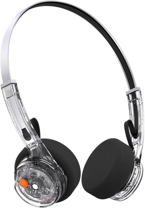 Mondo defunc - On-Ear Bluetooth-kuulokkeet Clear (kirkas) ryhmässä TIETOKOONET & TARVIKKEET / Tietokonetarvikkeet / Kuulokkeet @ TP E-commerce Nordic AB (D18796)