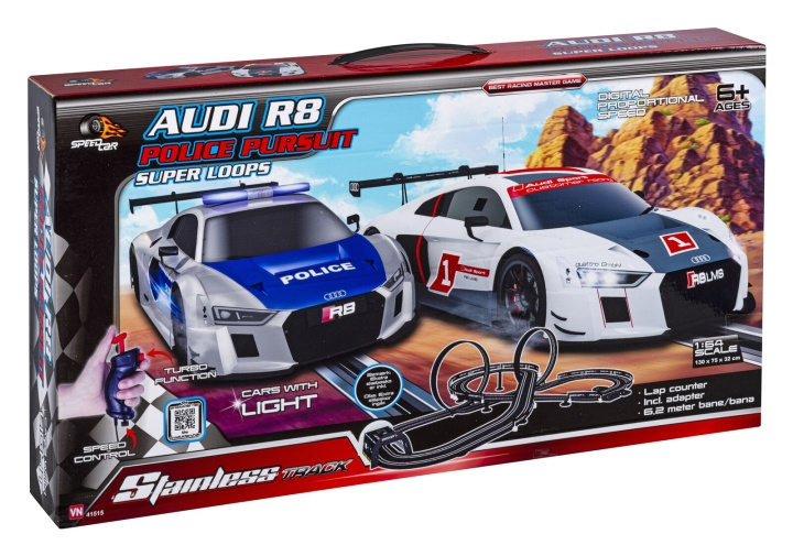 Speed Car Audi poliisi takaa-ajo 1:64 (41515) ryhmässä LELUT, TUOTTEET LAPSILLE JA VAUVOILLE / Leikkikalut, Askartelu &Pelit / Leikkiautot @ TP E-commerce Nordic AB (D18809)