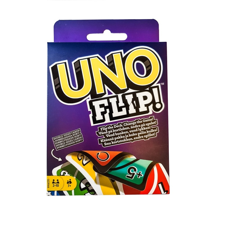 Mattel Pelit - UNO Flip (GDR44) ryhmässä LELUT, TUOTTEET LAPSILLE JA VAUVOILLE / Peli / Korttipeli @ TP E-commerce Nordic AB (D18811)