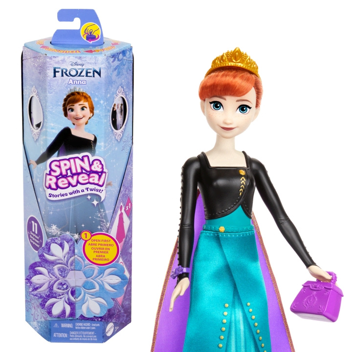 Mattel Frozen - Anna Spin & Reveal (HXD27) ryhmässä LELUT, TUOTTEET LAPSILLE JA VAUVOILLE / Leikkikalut, Askartelu &Pelit / Nuket & Tarvikkeet @ TP E-commerce Nordic AB (D18813)