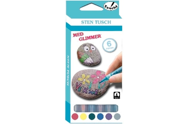 TOUCHÉ Kalliomaalaus Glitter (809648) ryhmässä LELUT, TUOTTEET LAPSILLE JA VAUVOILLE / Leikkikalut, Askartelu &Pelit / Käsityöt @ TP E-commerce Nordic AB (D18820)