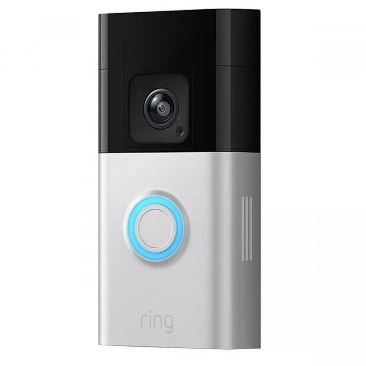 Ring Paristovideo-ovikello Pro Satin Nickel ryhmässä KOTI, TALOUS JA PUUTARHA / Hälytys ja turvallisuus / Ovikellot @ TP E-commerce Nordic AB (D18822)