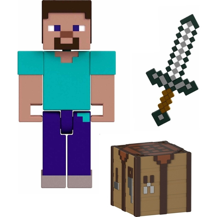 MINECRAFT Biomeja rakennetaan - 8cm - Steve (JCN28) ryhmässä LELUT, TUOTTEET LAPSILLE JA VAUVOILLE / Leikkikalut, Askartelu &Pelit / Figuurit, miniatyyrit ja tarvikkeet @ TP E-commerce Nordic AB (D18837)