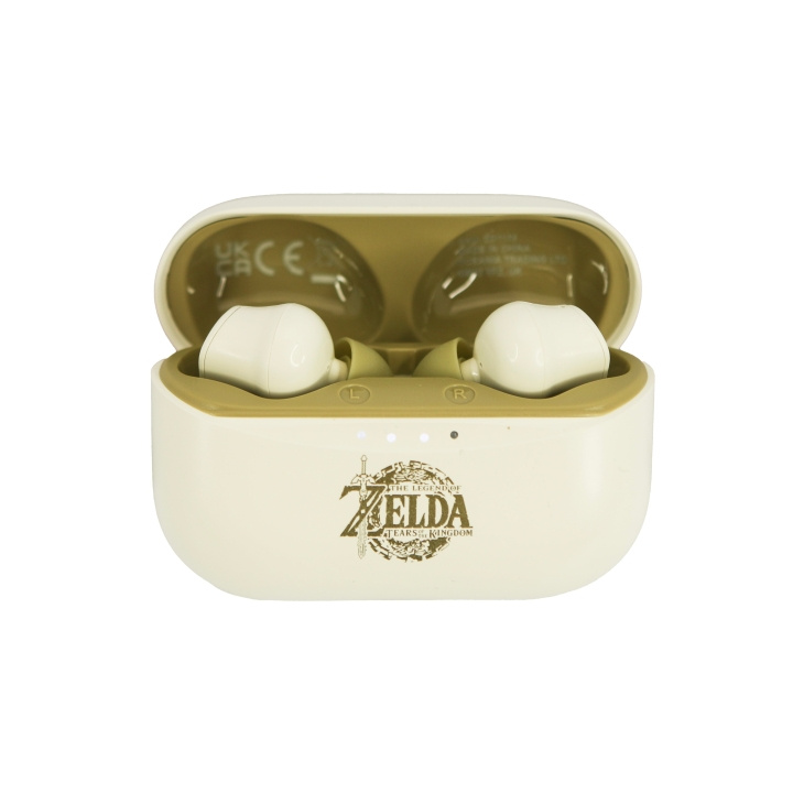 OTL TWS The Legend of Zelda: Tears of the Kingdom(Valkoinen) ryhmässä KODINELEKTRONIIKKA / Ääni & Kuva / Kuulokkeet & Tarvikkeet / Kuulokkeet @ TP E-commerce Nordic AB (D18848)