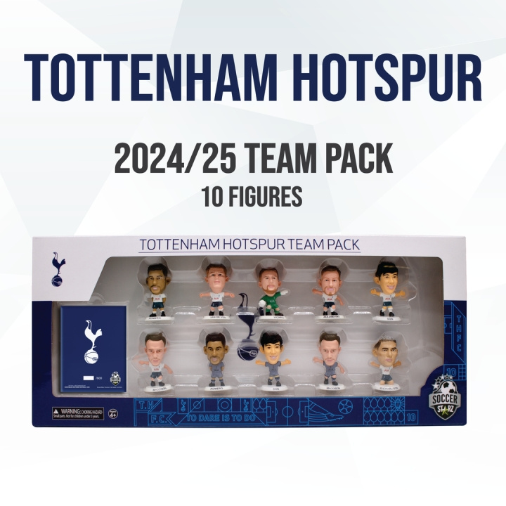 Soccerstarz Spurs Team Pack 10 hahmo (2024/25 Version Classic Kit) ryhmässä LELUT, TUOTTEET LAPSILLE JA VAUVOILLE / Leikkikalut, Askartelu &Pelit / Figuurit, miniatyyrit ja tarvikkeet @ TP E-commerce Nordic AB (D18852)