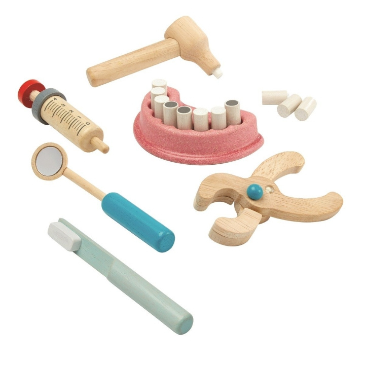 PlanToys Hammaslääkärisetti (3493) ryhmässä LELUT, TUOTTEET LAPSILLE JA VAUVOILLE / Leikkikalut, Askartelu &Pelit / Lelusarja @ TP E-commerce Nordic AB (D18911)