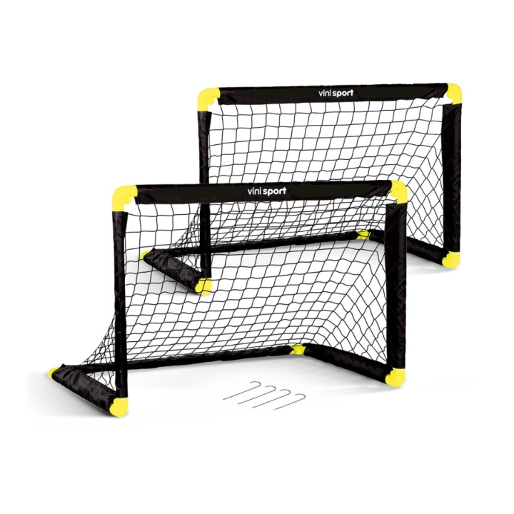 Vini Sport 2 x Jalkapallomaali kokoontaitettava (24406) ryhmässä LELUT, TUOTTEET LAPSILLE JA VAUVOILLE / Ulkoleut / Urheilu & Pelit @ TP E-commerce Nordic AB (D18929)