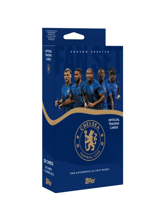 Topps Chelsea Fan Set 24/25 ryhmässä URHEILU, VAPAA-AIKA JA HARRASTUS / Hauskat tavarat / Keräilyesineet @ TP E-commerce Nordic AB (D18935)
