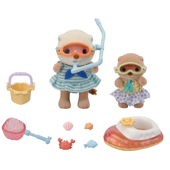 Sylvanian Families Sea Otter Sisters - Splashy Snorkkelisetti (5804) ryhmässä LELUT, TUOTTEET LAPSILLE JA VAUVOILLE / Leikkikalut, Askartelu &Pelit / Lelusarja @ TP E-commerce Nordic AB (D18968)