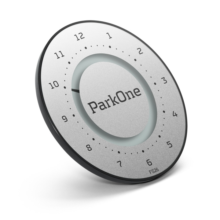 ParkOne 2 - Titanium Silver elektroninen pysäköintikiekko ryhmässä URHEILU, VAPAA-AIKA JA HARRASTUS / Hauskat tavarat / Älylaitteet @ TP E-commerce Nordic AB (D18976)